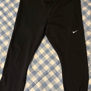 Nike women’s Dark Leggings with White Logo